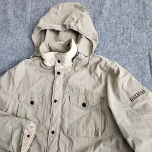 Polo Ralph Lauren Vtg Polo Sport Coat Chore Jacket Men's XL Tan Quilted Lined 